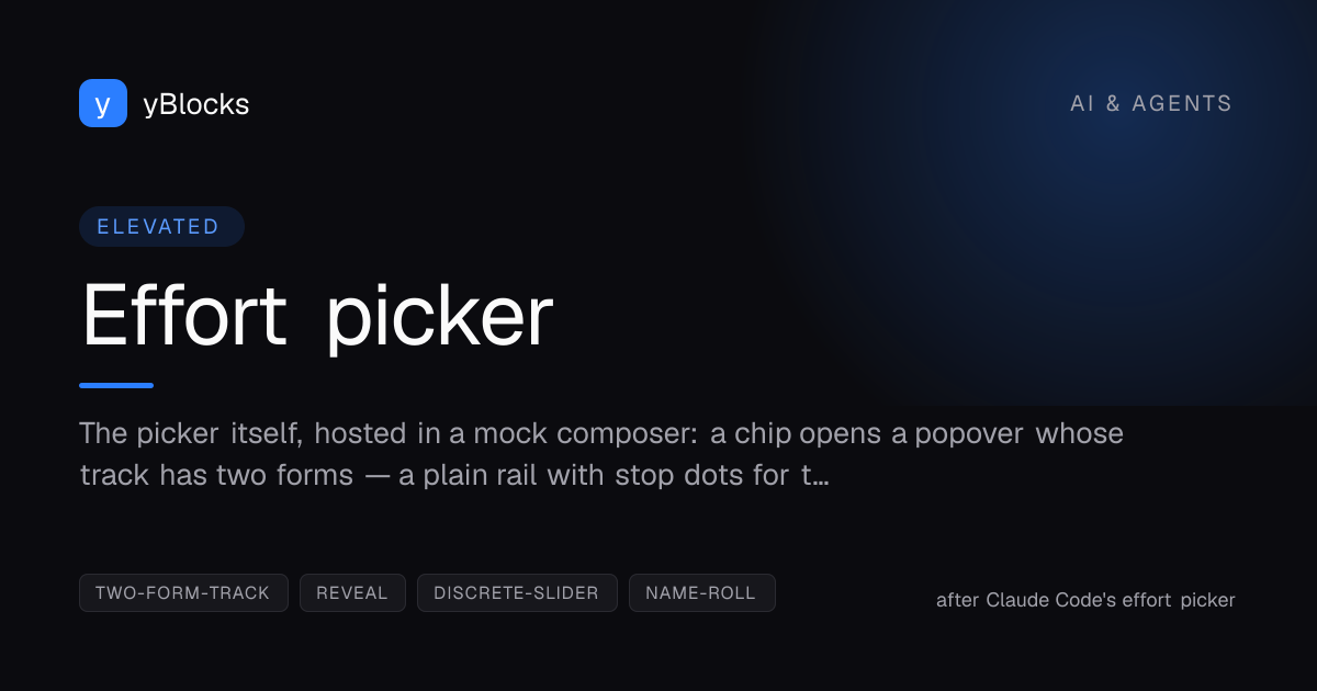 Effort picker cover
