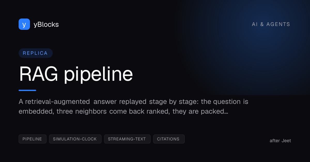 RAG pipeline cover